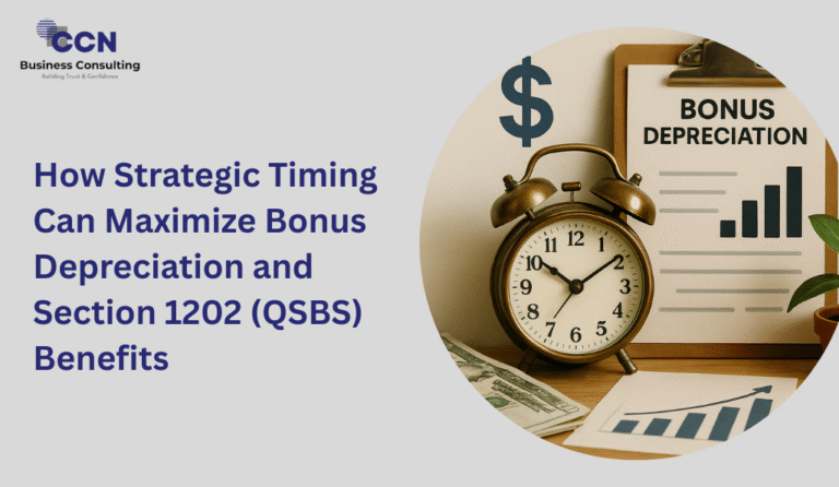 How Strategic Timing Can Maximize Bonus Depreciation and Section 1202 (QSBS) Benefits